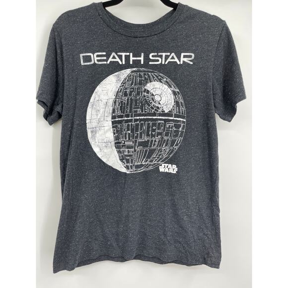 Star Wars Womens Gray Death Star Tee Shirt Short Sleeve T-Shirt Size Medium - Picture 9 of 10